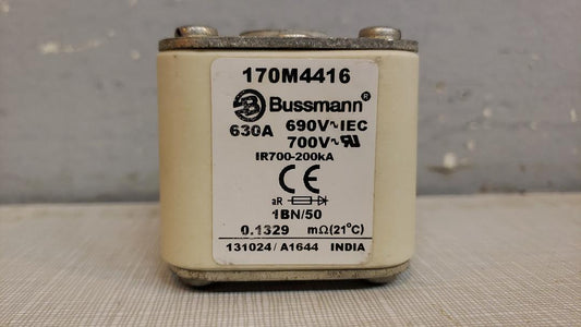 Bussman 630A 170M4416 Square Body Fuse NEW(S6LLST11212)