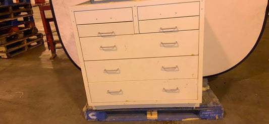 36" Jameston 7 Drawer Casework w/ Missing Handles(S6LLST6745)