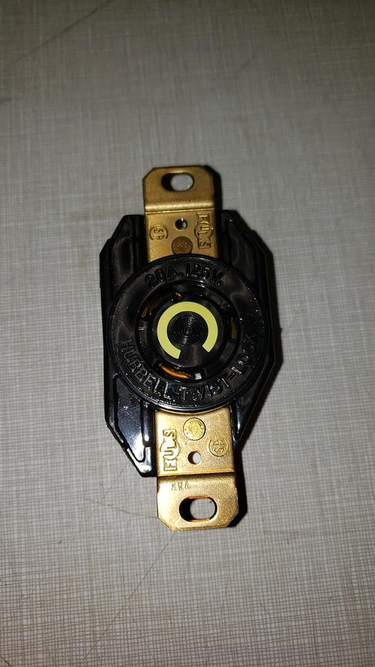 Lot of 27 HUBBELL HBL2310 Twist-Lock Receptacle 20A 125VAC 2 Pole 3 Wire Grounding(S6LLST8673)