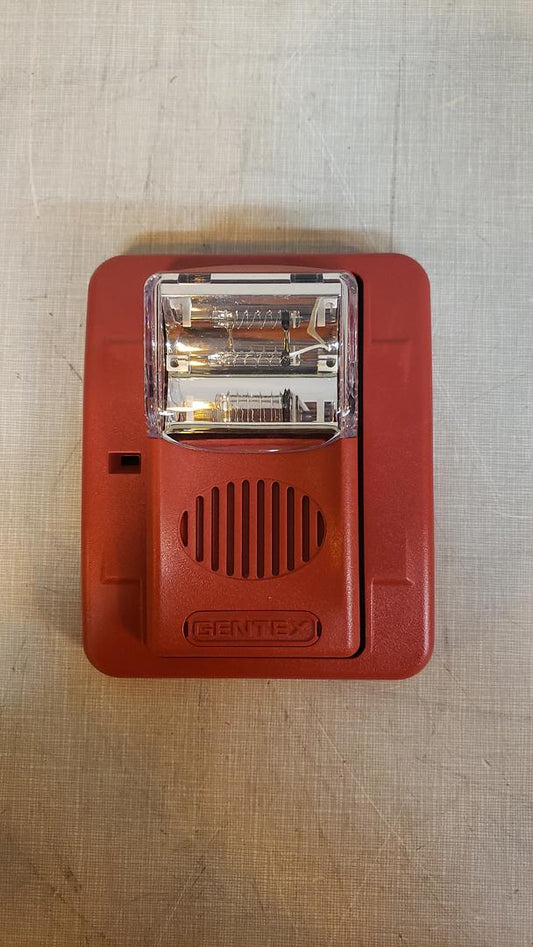*Pickup Only* Lot of 2 Gentex GEC3-24WR Commander 3 Wall-Mount 24V Fire Alarm Horn/Strobe, Red(S6LLST9246)