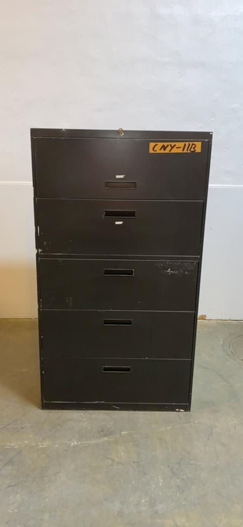 5" Tall Recessed 5 Drawer File Cabinet(S6LLST8678)