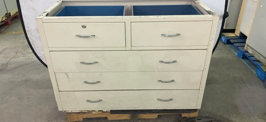 47" Kewaunee 5 Drawer Casework(S6LLST6221)
