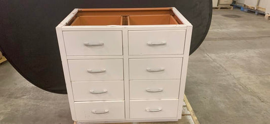 35" Kewaunee 8 Drawer Casework(S6LLST6240)