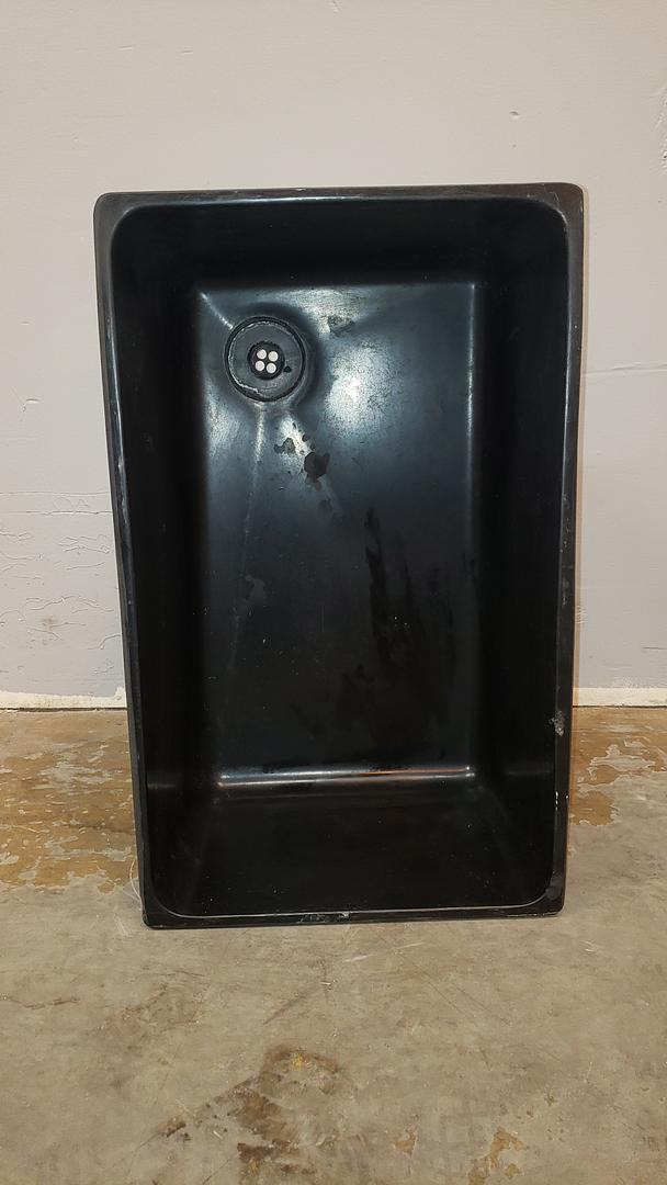 26" Black Epoxy Sink