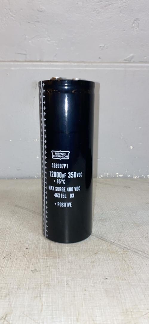 Lot of 14 Nippon Chemi-Con 12000UF 350 vdc Capacitor +85C 528992P1 SURGE 400vdc(S6LLST6730)