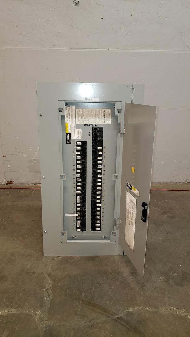 GE 125A A Series Panel Board 208/120v 3Ph Loaded w/ Main(S6LLST12103)