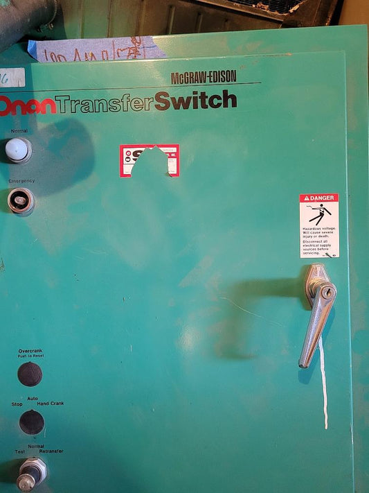 Onan 100A ATS Automatic Transfer Switch 3 Phase-56088
