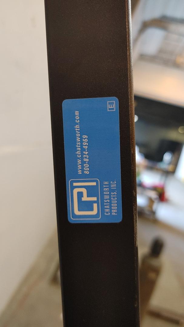 118" CPI Ladder Racking Data Center Cable Management Overhead (S6LLST12789)