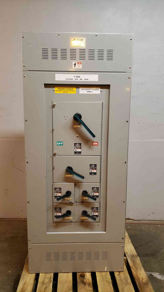 Siemens 400A 120/208v Switchboard 6 Switches(Q16533)