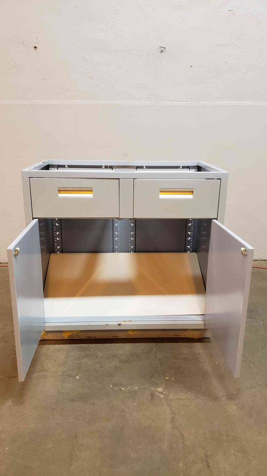 3' Recessed Casework W/ 2 Drawers 2 Doors(Q16590)