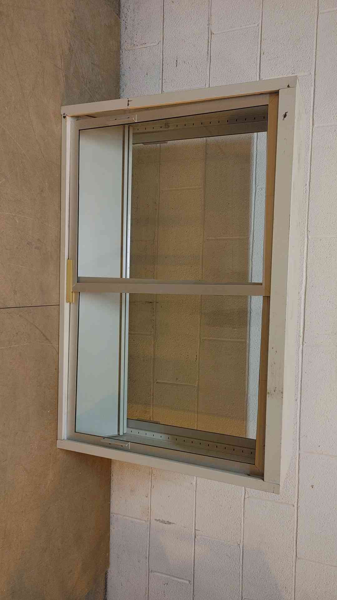 47" Double Sided Glass Door Overhead Cabinet(Q16602)