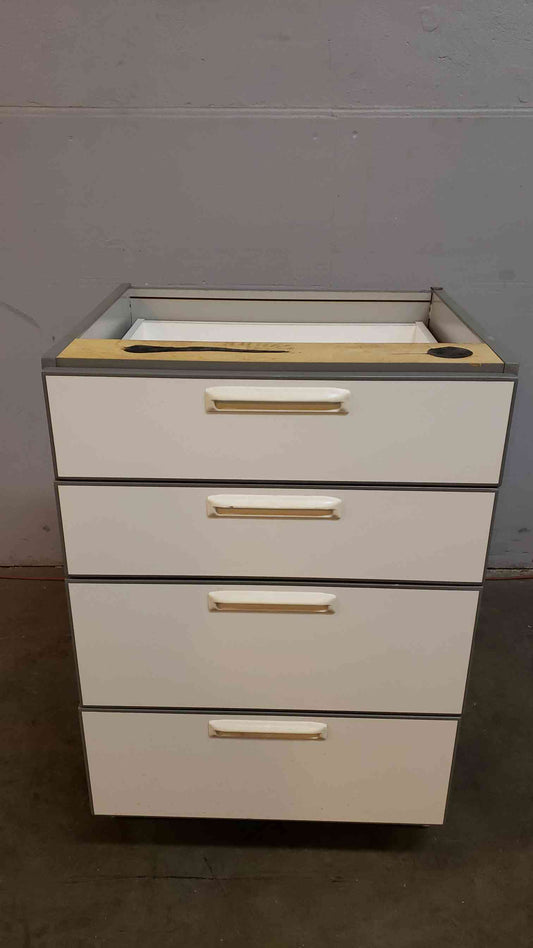 2' Recessed Wooden Casework W/ 4 Drawers(Q16662)
