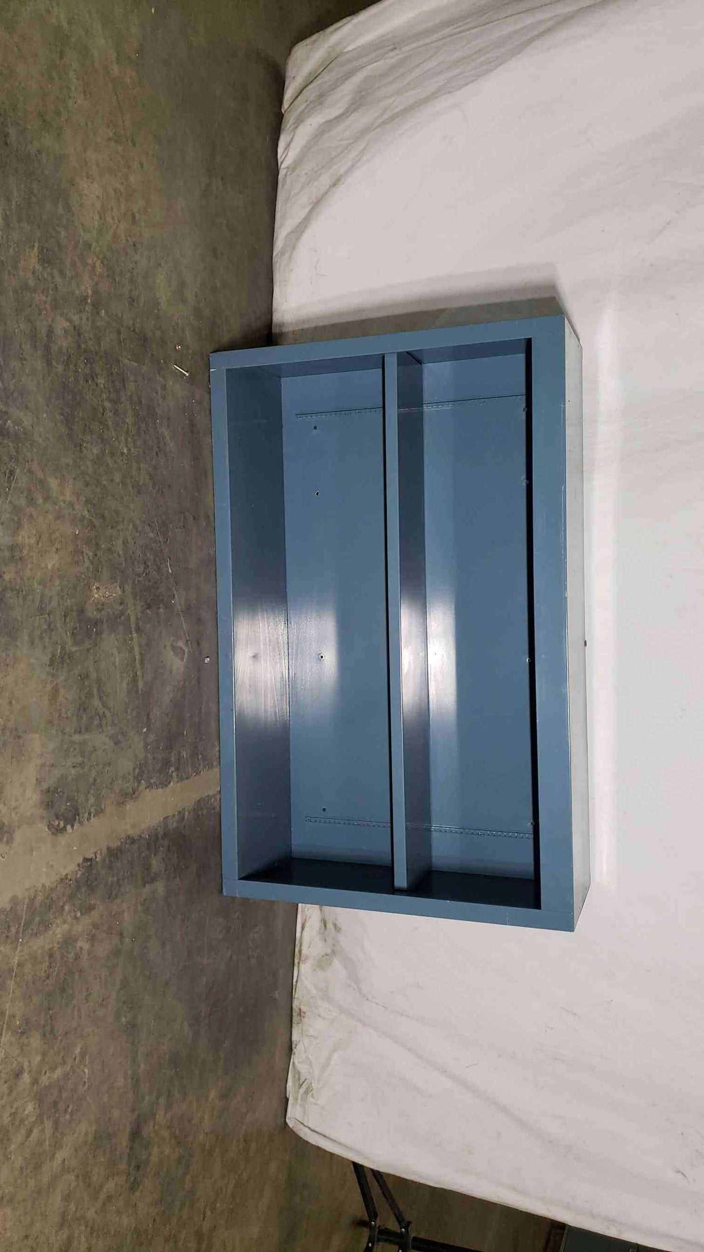 47" Blue Overhead Cabinet No Doors(100011)