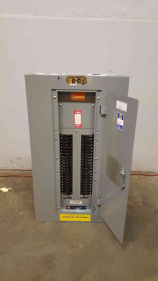 225A Square D Panel Board 208/120/240 MHC35S LOADED(100309)