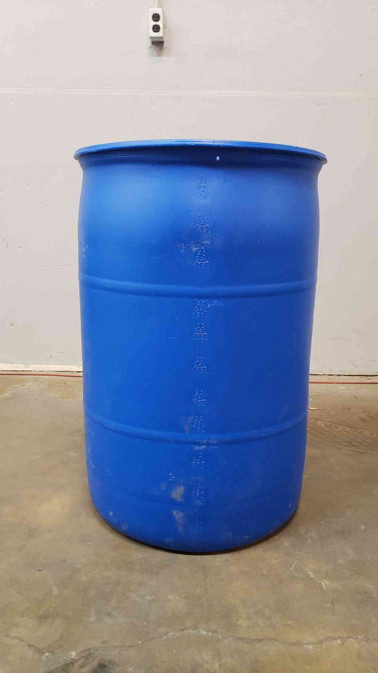 Blue Plastic 55 Gal Container(100589)