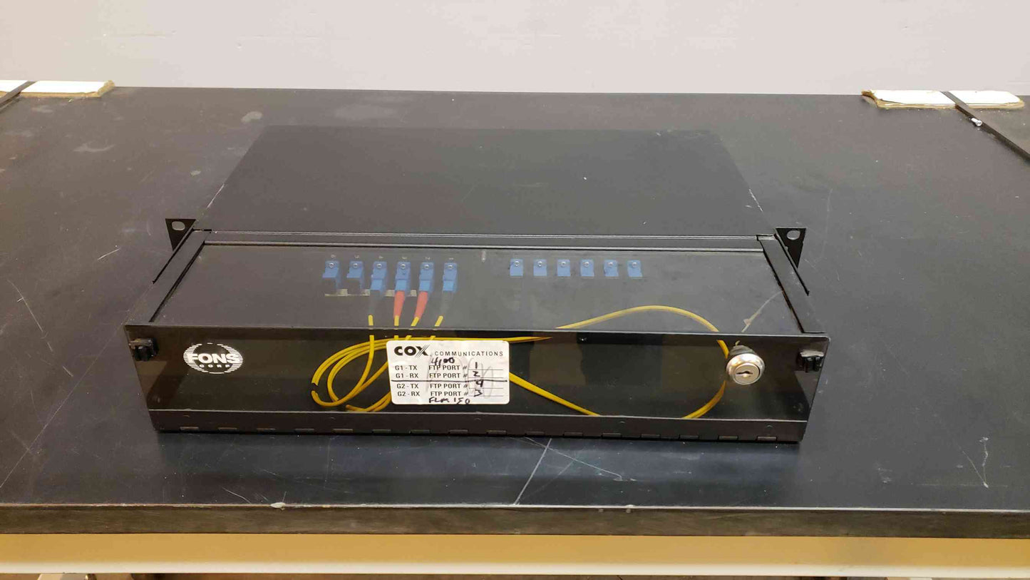 FONS CORP Optical Box Fiber Patch Panel 2U