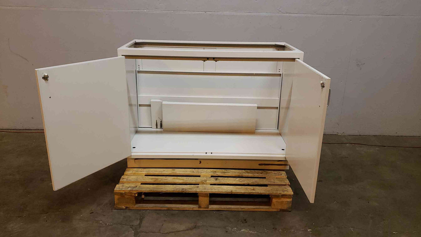 48" White Duralab Casework W/ 2 Doors(100795)