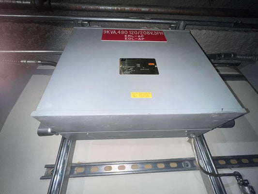 MagneTek Dry Type Transformer 9KVA 480v x 208Y/120 N9208(S6LLST13348)