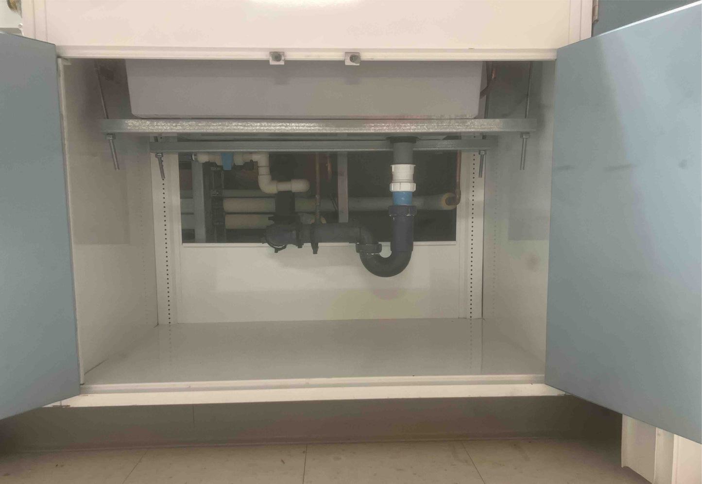 Fisher Hamilton 73" Lab Sink Casework w/ Fixtures & Eyewash (SKU: 5392AA)(5392AA)