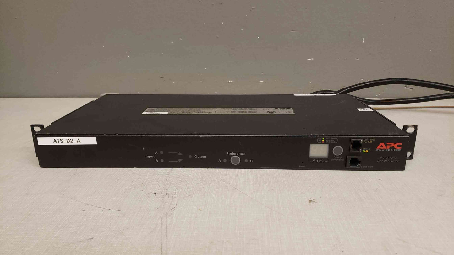 APC AP7730 1U Rackmount  PDU 20A 200-208V