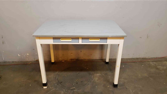 Fisher Hamilton 4' Lab Desk W/ 2 Drawers Chem Resistant Top(SKU: 1949AA)(1949AA)