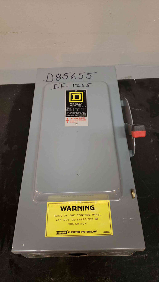 Square D 100 Amp Safety Switch H363 (SKU: 3433AA)(3433AA)