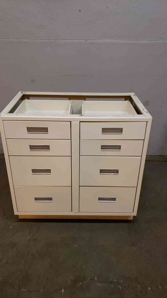 3' Recessed Casework W/ 8 Drawers (SKU: 3959AA)(3959AA)