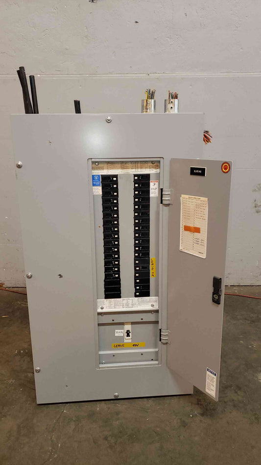 110A PRL2 480V, 277V Panelboard W/ Main & Breakers 36 ckt Neut. 225 (SKU: 4442AA)(4442AA)