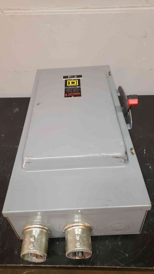 200A Square D 200 Amp Heavy Duty Safety Switch HU364 (SKU: 4956AA)(4956AA)