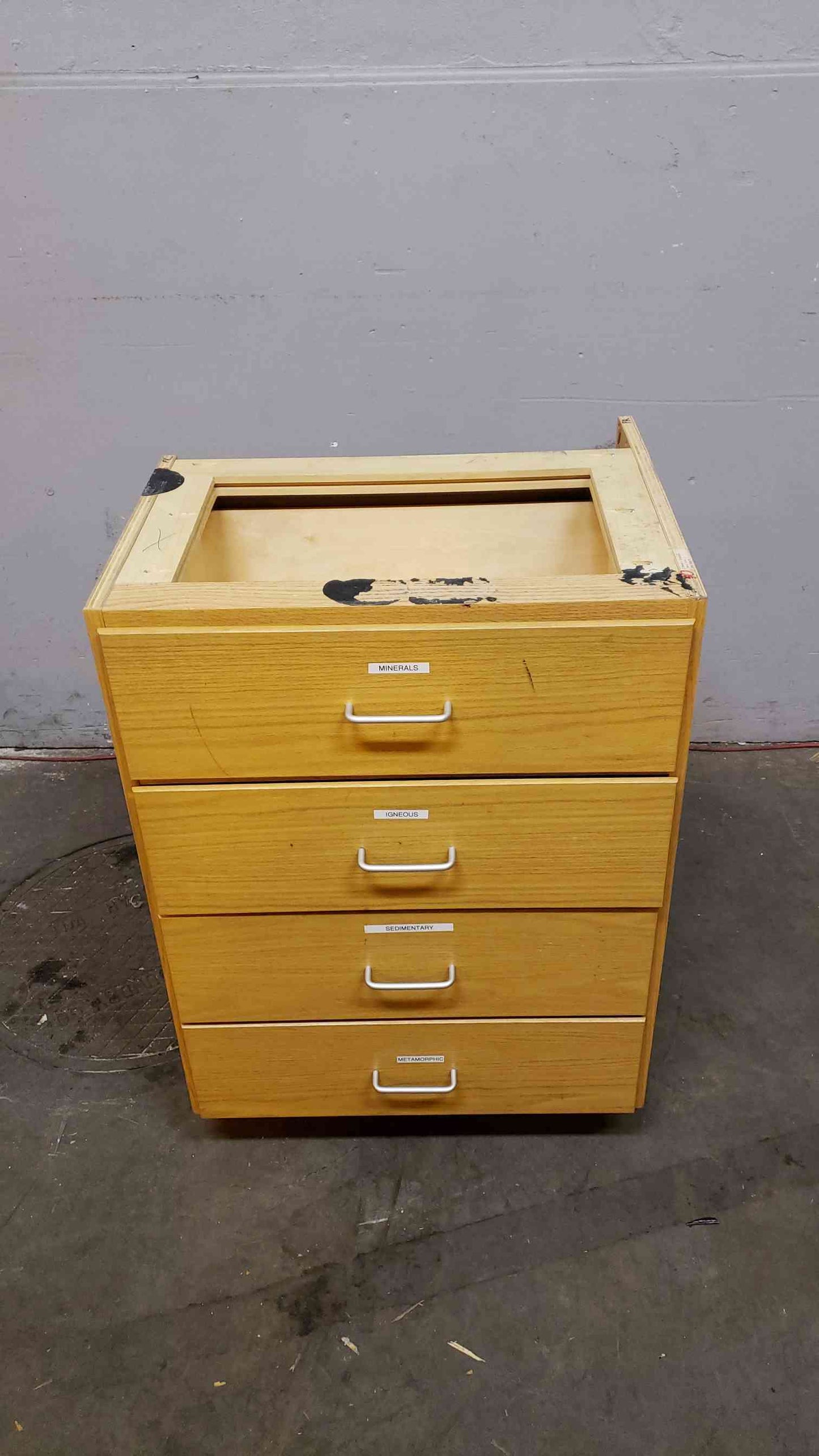 2' Kewaunee Wooden Drawer Casework (SKU: 3964AA)(3964AA)
