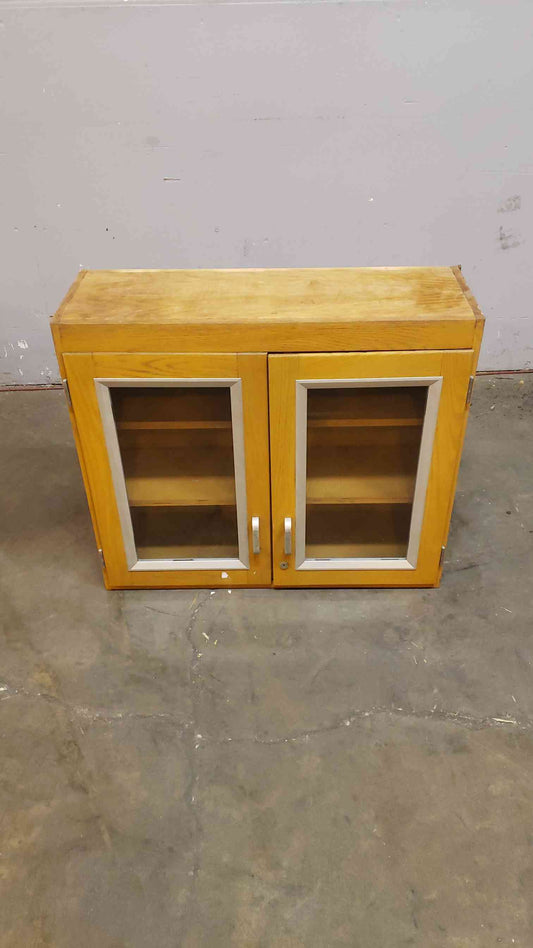 3' Duralab Wooden Dual Glass Door Overhead (SKU: 3973AA)(3973AA)