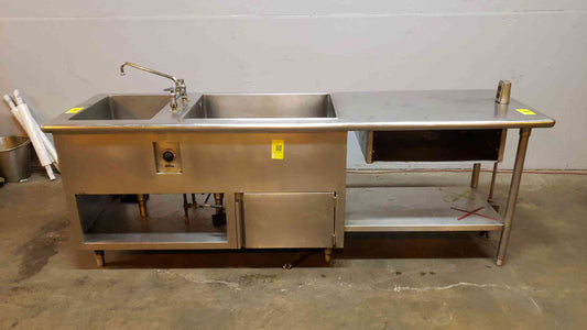 Stainless Steel 8' Sink (SKU: 4509AA)(4509AA)