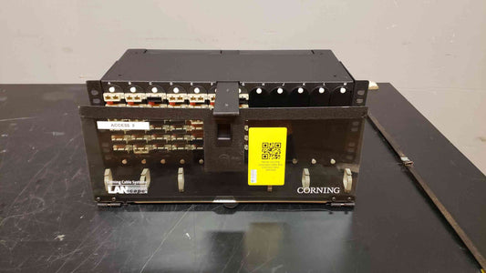 *Pickup Only* Corning Lanscape Cable Box CCH-04U 4U Patch Panel w/ Bulk Heads (SKU: 5493AA)(5493AA)