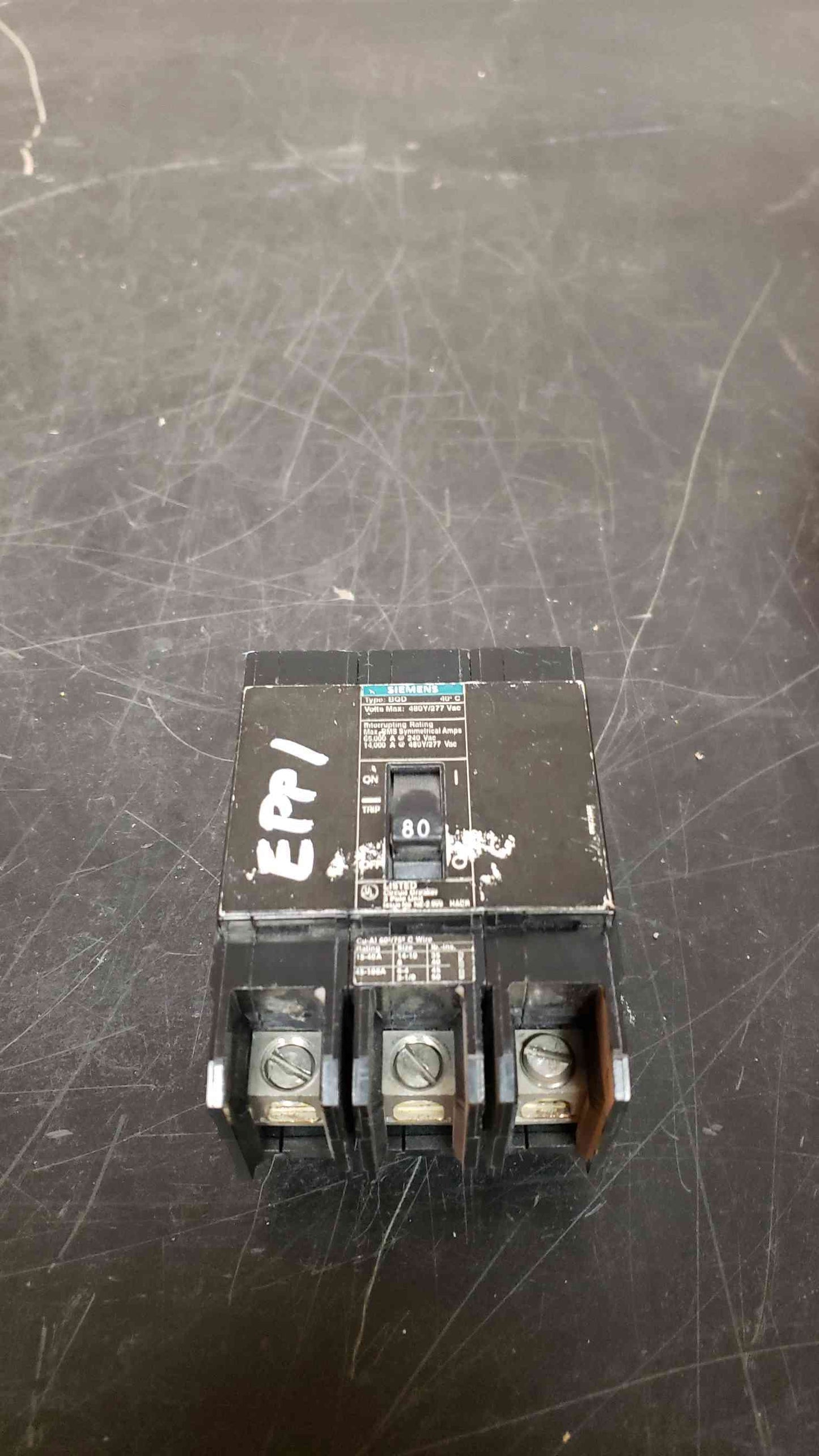 Siemens BQD 80 Amp 3 Pole Breaker NE2999 (SKU: 2517AA)(2517AA)