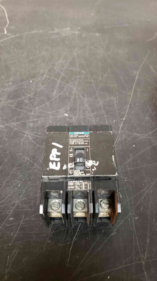 Siemens BQD 80 Amp 3 Pole Breaker NE2999 (SKU: 2517AA)(2517AA)