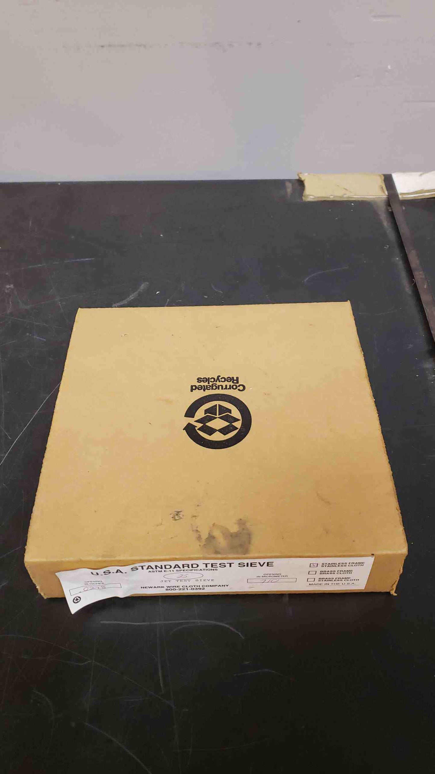 Lot of 4 Newark U.S.A. Standard Test Sieve No. 25 .0278 Opening