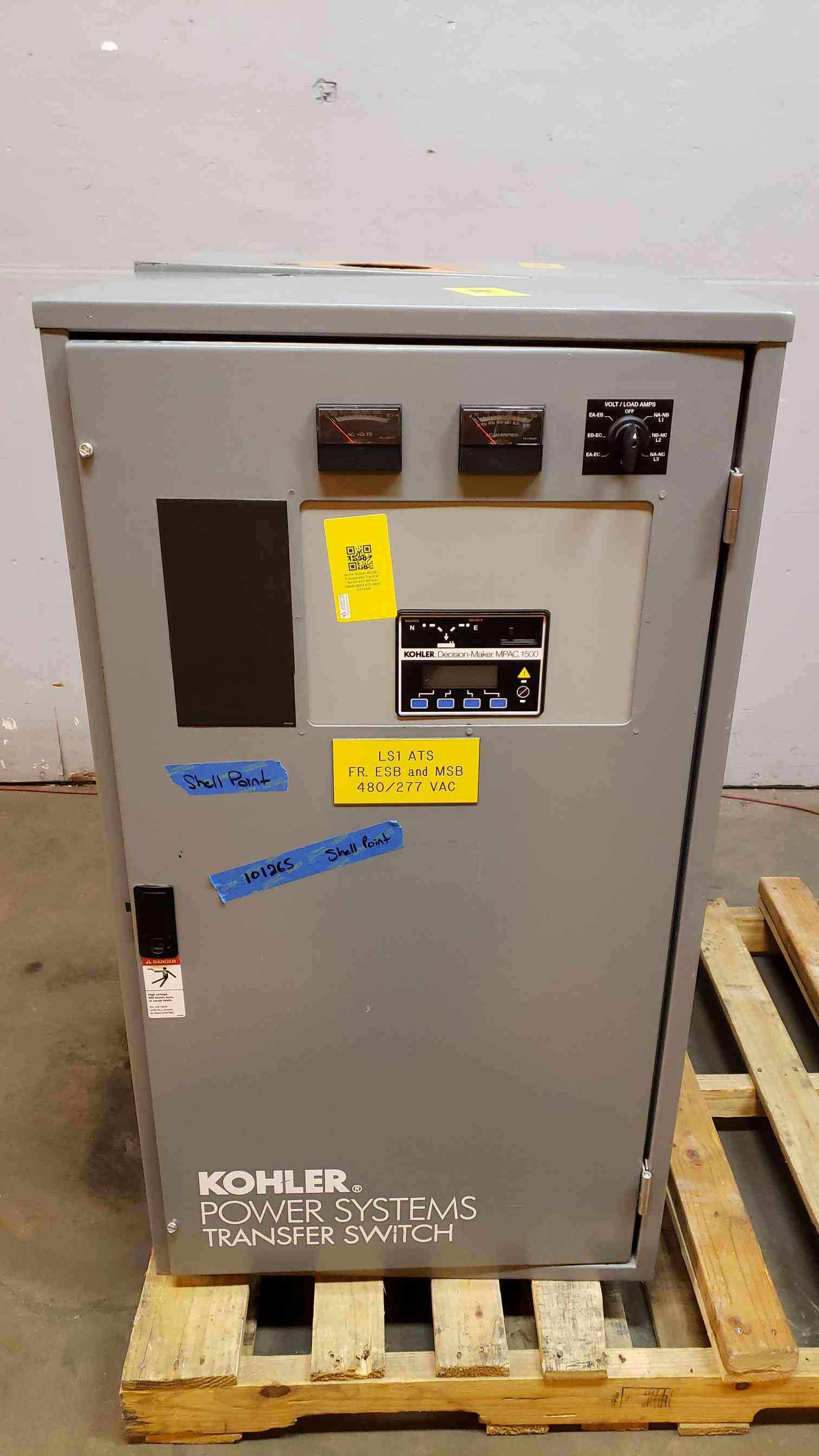Kohler MODEL K 4 Pole Automatic Transfer Switch KCTAMWA0880S 400A ATS ...