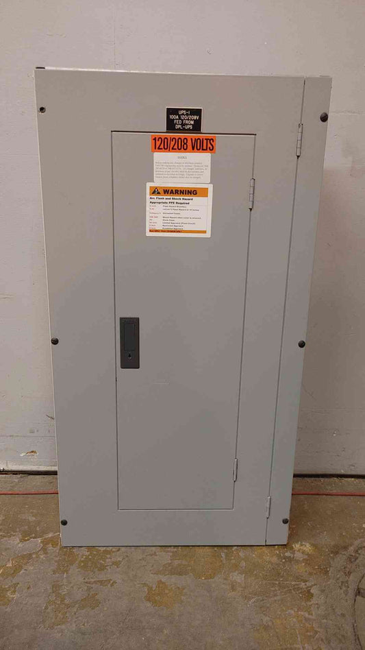 100A 120/208v Siemens Panelboard w/ Main 250A Max BL Type (2124AA)(2124AA)