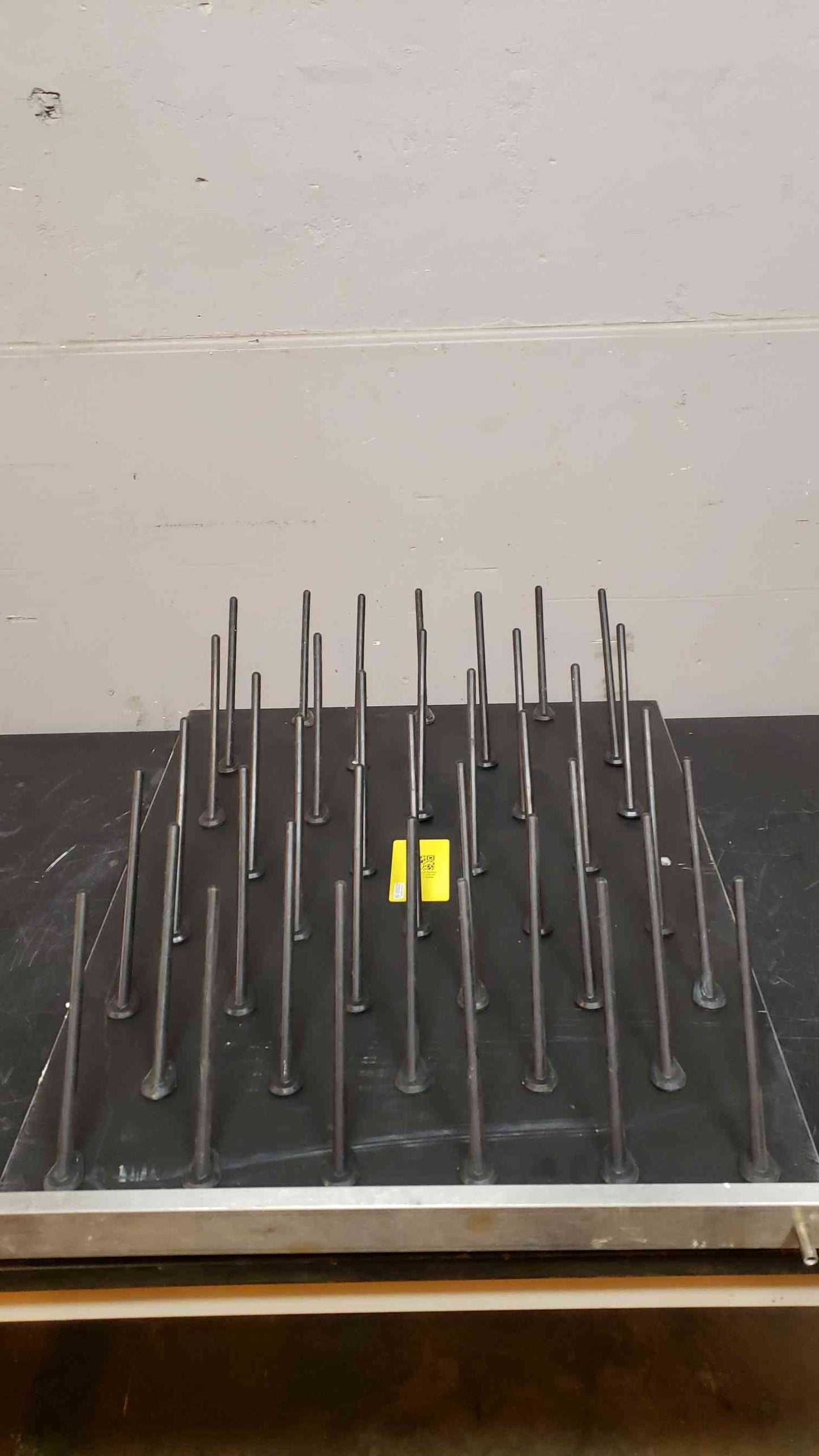 Black Epoxy Lab Peg Board 24x30 w/ Drain (SKU: 2060AA)(2060AA)