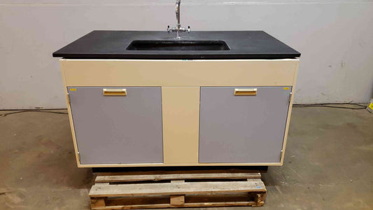 5' Fisher Hamilton Sink Bundle Casework with Faucet (SKU: 13468AA)(13468AA)