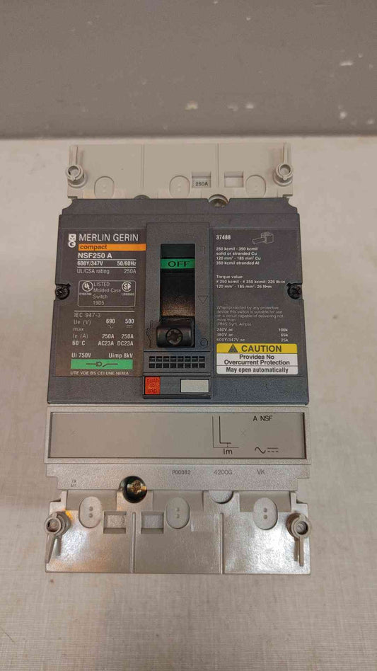 *Pickup Only* MERLIN GERIN NSF250A Circuit Breaker (3616AA)(3616AA)