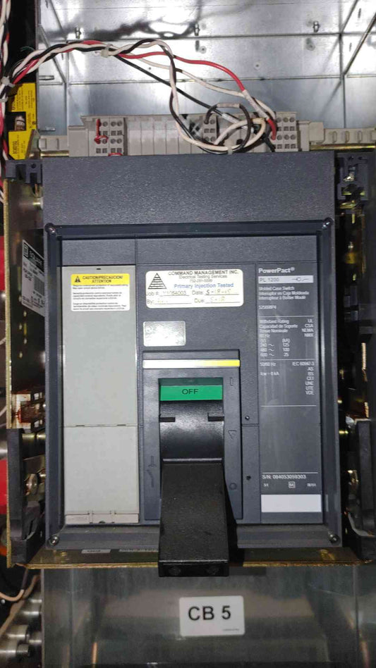 Square D PL1200 Molded Case Switch Breaker 525698P4 (3629AA)(3629AA)