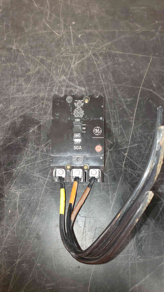 50A GE 3 Pole Circuit Breaker A5535 E11592 480/277Under 100A