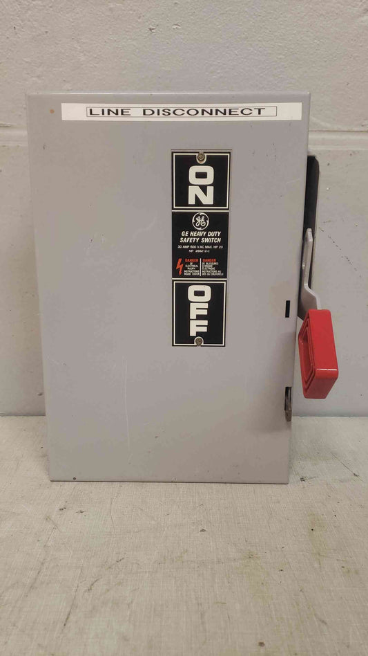 *Pickup Only* General Electric Safety Switch 30A 600VAC TH3361 (SKU:103244)(103244)