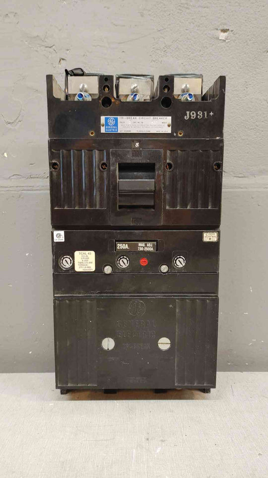 GE 250A TriBreak Circuit Breaker 3 Pole TB43F(103408)