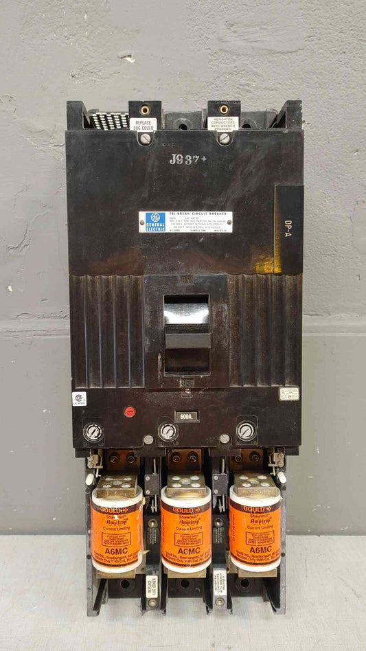 GE TriBreak Circuit Breaker 600A TB63F(103409)