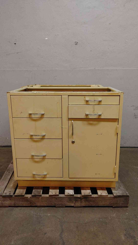 3' Kewaunee Mixed Cabinet Door/Drawer Metal Lab Casework Standing(103465)