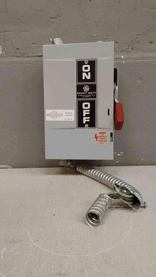 General Electric Safety Switch 30A 240VAC 250VDC 3PH AN791862(103489)