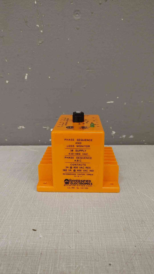 ATC Phase Monitor 3PH 430-480VAC SLA-440-ALE(103503)