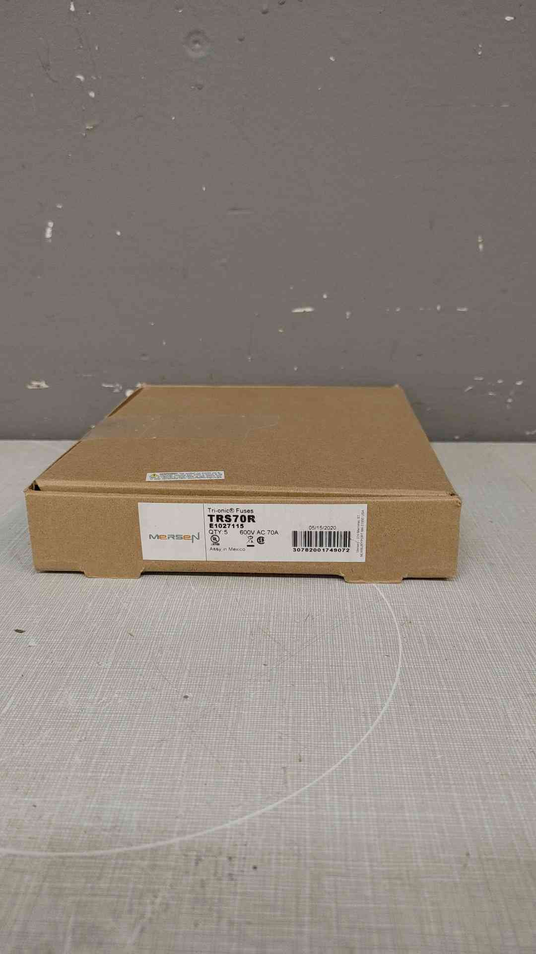 Box Of 5 Mersen Tri-onic Fuses 600V 70A TRS70R(103505)